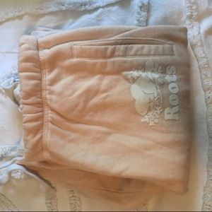 Peach Roots Sweatpants with drawstring